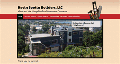 Desktop Screenshot of kevinboutinbuilders.com